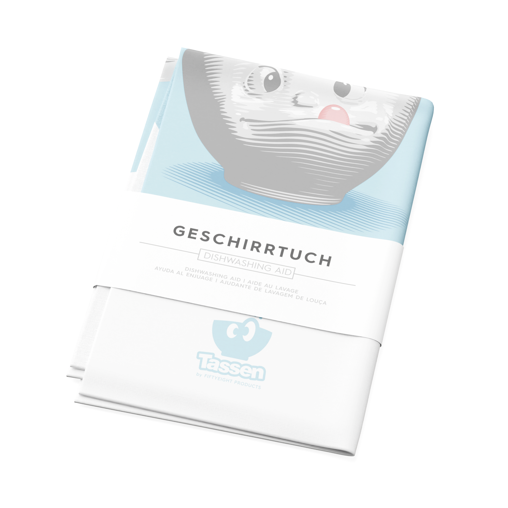 New Dish Towel TASTY featuring the popular character bowl design with the cheeky pink tongue. Crafted from 100% Organically grown cotton. Ethically produced and Printed in Germany. Includes PaperCraft surprise!