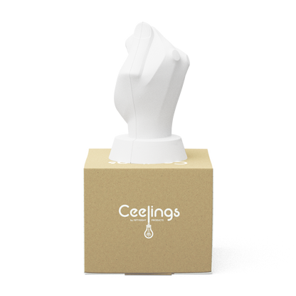 CEELINGS canopy for light fixture with fun Handful of Light design. Home style for the ceiling. 100% Made in Germany by FIFTYEIGHT PRODUCTS according to social and environmental guidelines. Crafted from premium ABS plastic, includes assembly parts.