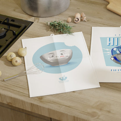 New Dish Towel TASTY featuring the popular TASSEN bowl design with the cheeky pink tongue. Crafted from 100% Organically grown cotton. Ethically produced and Printed in Germany. Includes PaperCraft surprise!