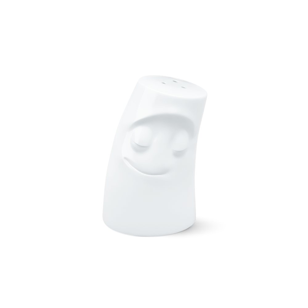 The seasoning cuddler is 2.9 inches tall with a 1.7 inch diameter. Our Seasoning Cuddler CUDDLY is for salt, and our Seasoning Cuddler COZY is for pepper. Made in Germany according to environmental and social guidelines. 