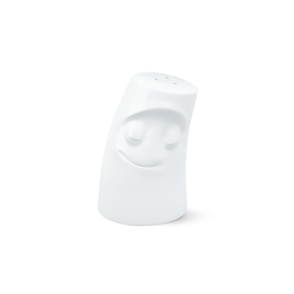 The seasoning cuddler is 2.9 inches tall with a 1.7 inch diameter. Our Seasoning Cuddler CUDDLY is for salt, and our Seasoning Cuddler COZY is for pepper. Made in Germany according to environmental and social guidelines. 