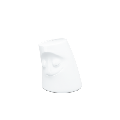 The seasoning cuddler is 2.9 inches tall with a 1.7 inch diameter. Our Seasoning Cuddler CUDDLY is for salt, and our Seasoning Cuddler COZY is for pepper. Made in Germany according to environmental and social guidelines. 