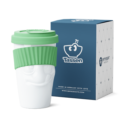 Mug To Go Tasty – Mint Color (No Handle, Protective Sleeve)