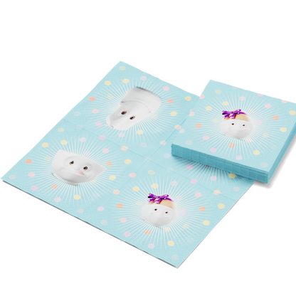 Cocktail Napkins, Kid’s B-Day Party (Blue) Pack of 20