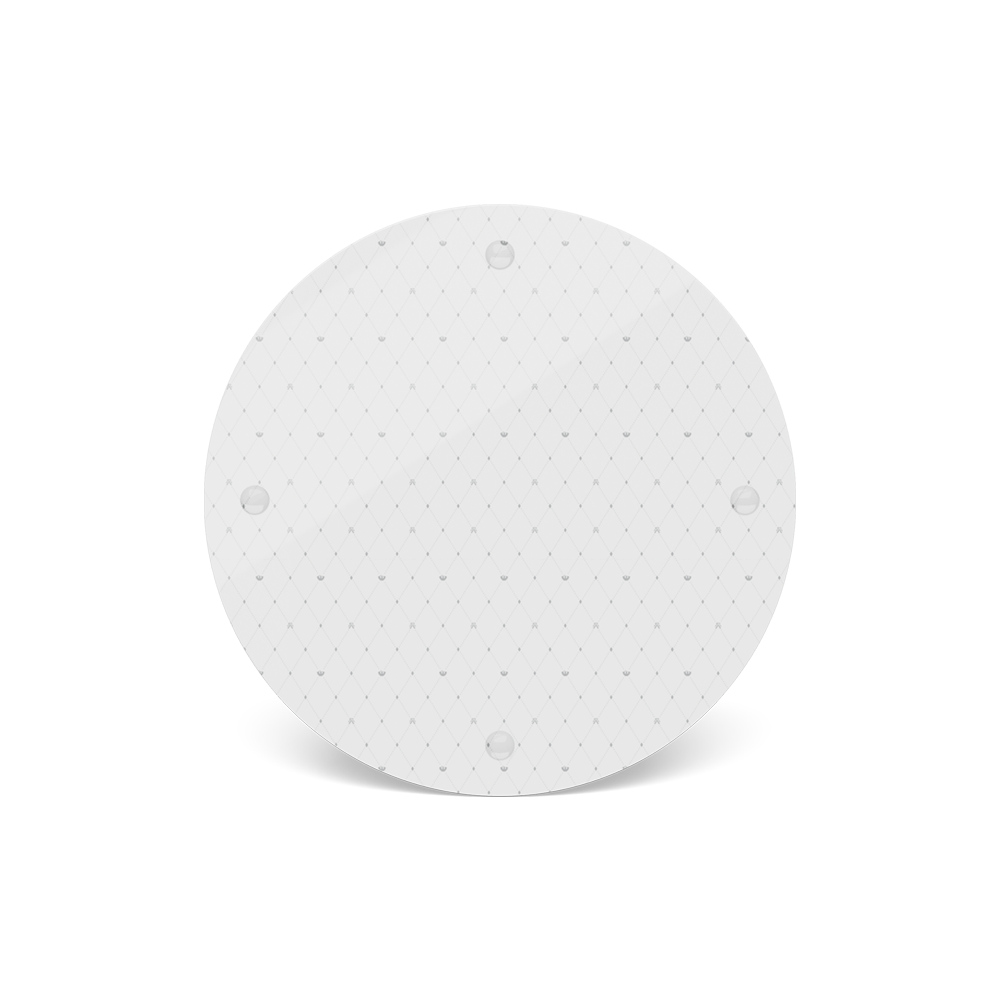 Heat resistant trivet from the fun household family of products. Crafted from resopal with a 7.5 inch diameter. Made in Germany according to environmental standards.